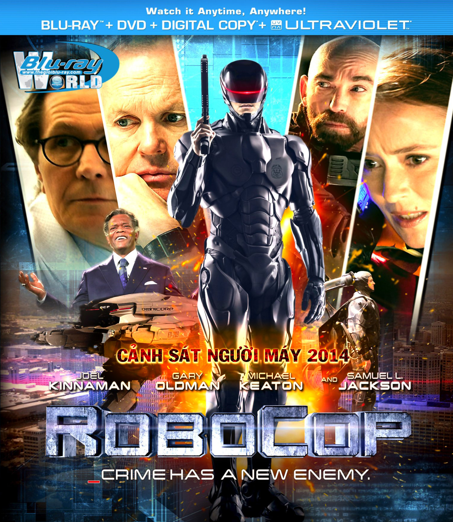 B1730. Robocop - CẢNH SÁT NGƯỜI MÁY 2014 2D 25G (DTS-HD MA 5.1)